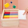 Educational Wooden Puzzle Cubes for Children's Early Learning and Logical Thinking Development