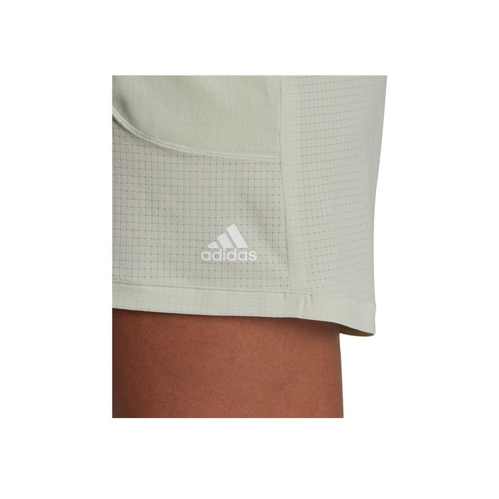Adidas Solid Color High-Intensity Training Breathable Sports Shorts Women Shorts Linen-Green HK4712