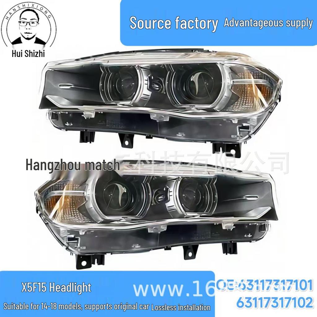 BMW X5 F15 Xenon Headlight Parts (2014-2018): 63117317101 and 63117317102