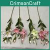 Artificial Lily Silk Floral Arrangement Wedding Home Styling Prop Photography