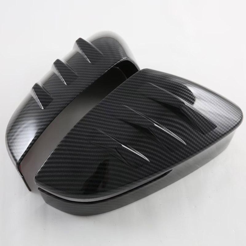 For Toyota C-HR CHR  2024 ABS Fiber Rear View Cover Trim Rearview Mirror Case Cap Overlay Protection Stick Car Accessories