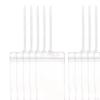 10 Pieces Clear Luggage Tags Suitcase Tag ID Badge Holder Baggage Label Travel Bag for