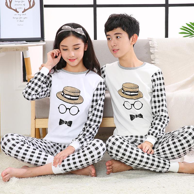 Children's Cotton Underwear & Pajama Set: Warm Wool Sweater, Bottoms for Boys & Girls, Autumn/Winter Comfort