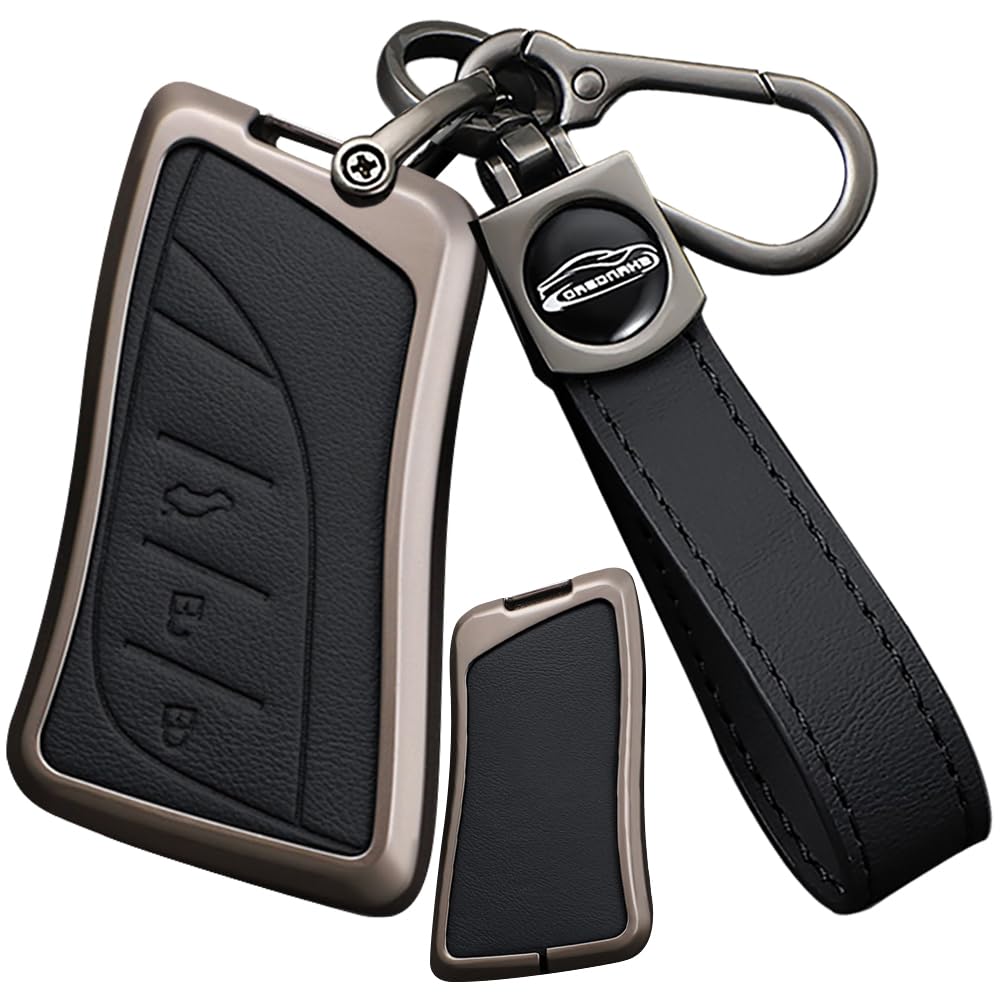 

[SANRILY] Чехол для ключа Lexus, Накладка для ключа, Брелок для ключей, Для автомобилей Lexus, UX ES, LC, Compatible with genuine car чёрный