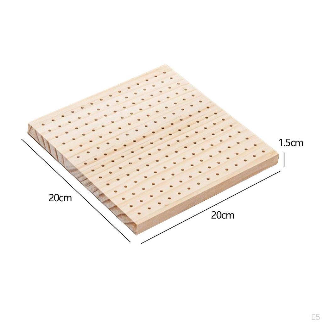 Virkade blockbrädor Mats Pegboard för med stift Granny Squares