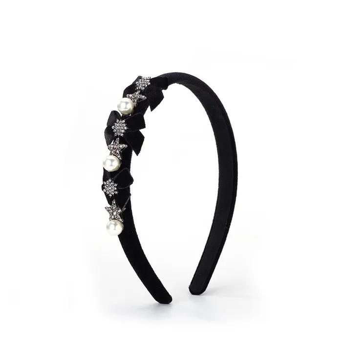 Crystal Ribbon Head Band