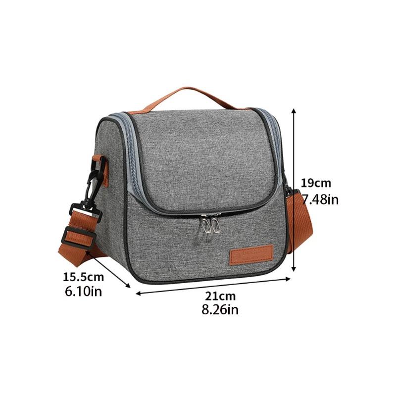 Fresh-keeping ice packs, large-capacity picnic meal packs, hand-held insulated bags, and crossbody insulated lunch packs