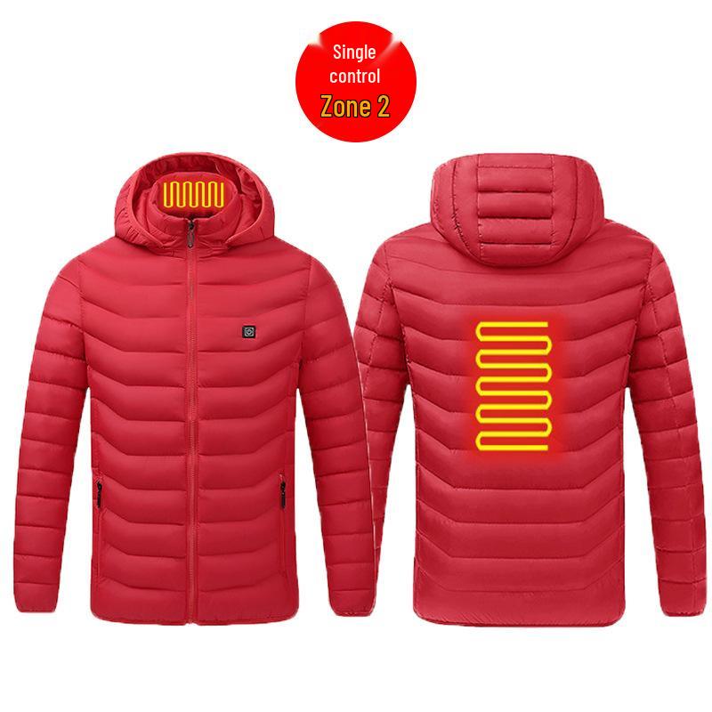 Intelligente temperaturkontrollierte beheizte Baumwolljacke: Elektrisch, Warm und Bequem