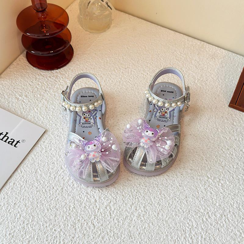 Stylish 2025 Non-Slip Soft Sole Princess Sandals for Girls - Summer Beach Shoes for Older Children 28