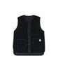 Aven Wool Shearing Reversible Vest Navy