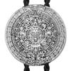 Maya Calendar Silver Coin Loop Tie Necklace Polar Tie Polo Tie Bolo Tie prt0242 [Bowties.jp]
