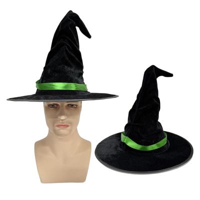 1Pc Halloween Wizard Hat Funny Witch Hat Witch Caps Wizard Costume Accessories for Carnivals Masquerades Party Cosplay