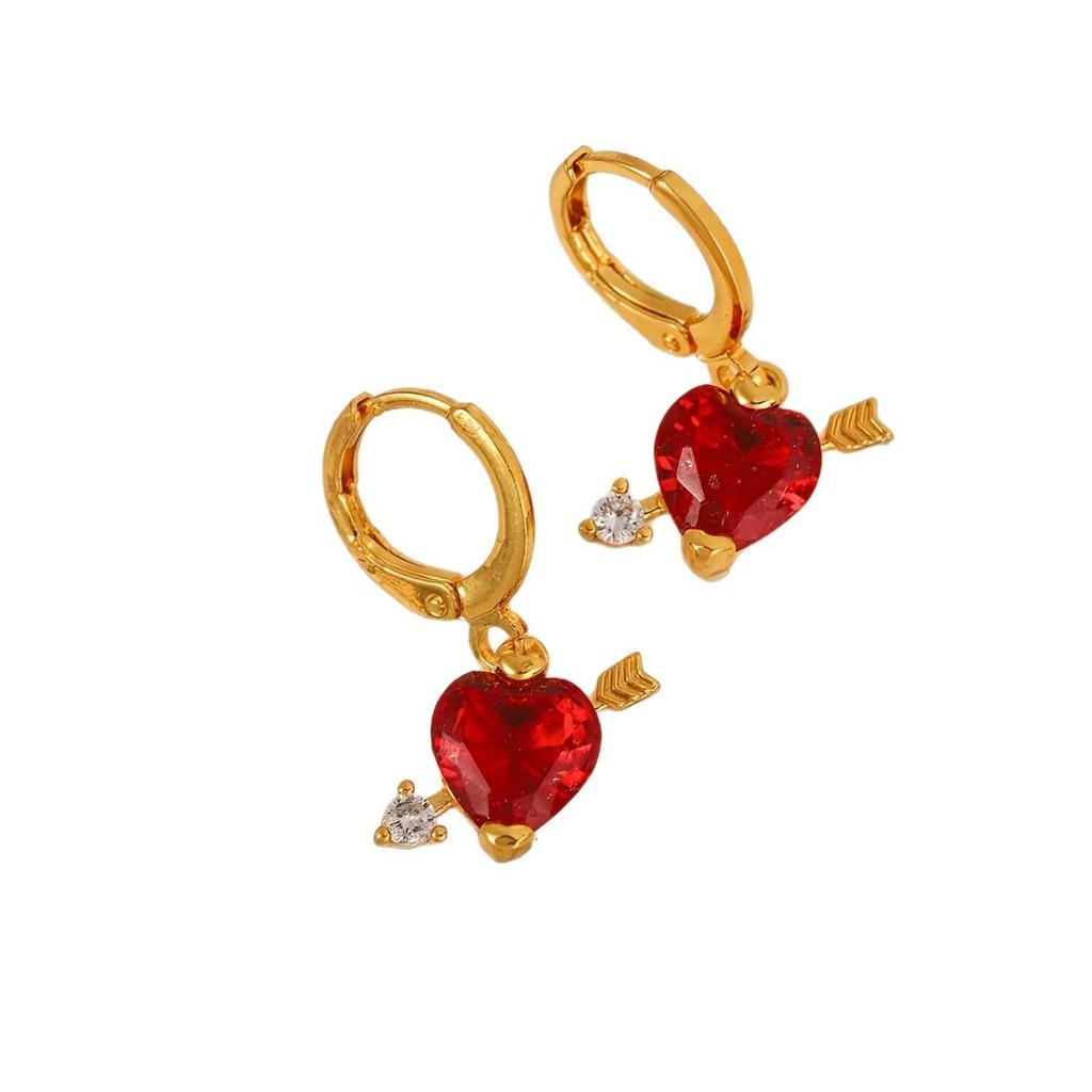 Exquisite Rhinestone Pendant Earrings – Simple, Modern Cold Style for Women