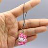 kawaii Hello Kitty Toy Pendant Cute Cat Phone Case Decorative Necklace Pendant Kawaii Women Accessories Festival Gifts
