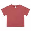 AA-14 Summer Short Sleeve Crop Top Crew Neck Casual Solid Color, Logo Printable