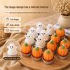 Pumpkin Ghost Scented Candle: Halloween Photo Decoration, Smokeless