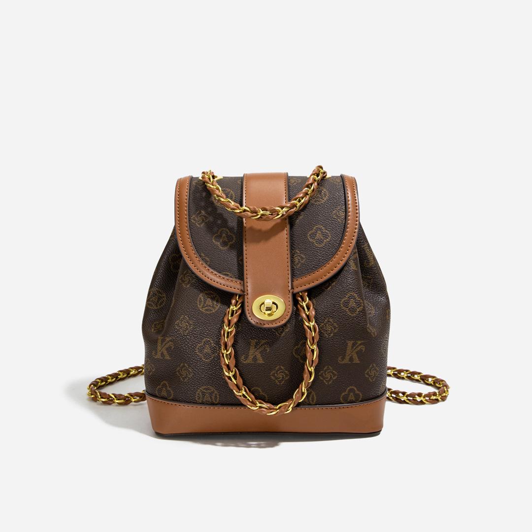 

New fashion style letter presbyopia women s backpack single shoulder oblique span women s schoolbag