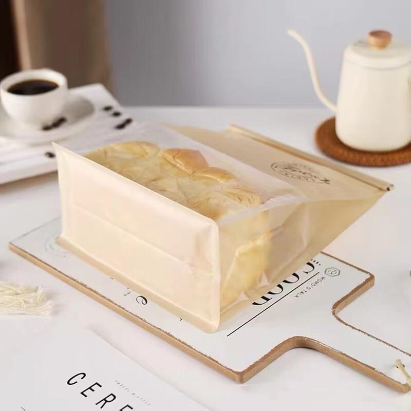 Kraft Paper Bread Toast Bags with Window