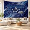 Dallas Cowboys Wall Tapestry, Soft Fabric Wall Hanging, Decorative Backdrop For Bedroom Home Wall Art
