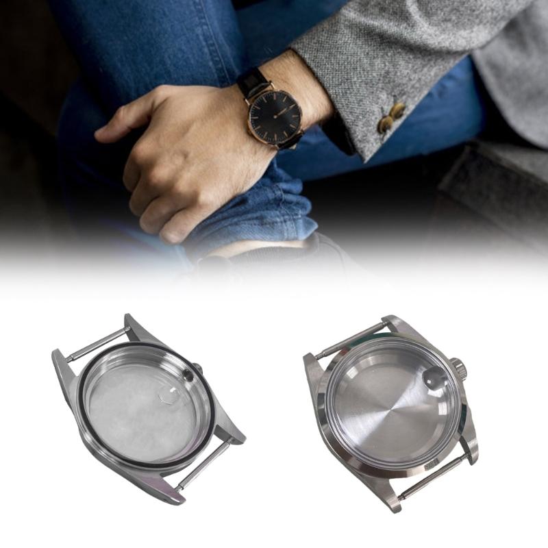 Stainless Steel Watch Case 36mm for 4R Watch Movement Accessories Steel Watch Watch Case Shell