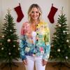 Women'S  Sweater Cute Fun Printing Sweater Fall And Winter Long Sleeve Knitted Sweater