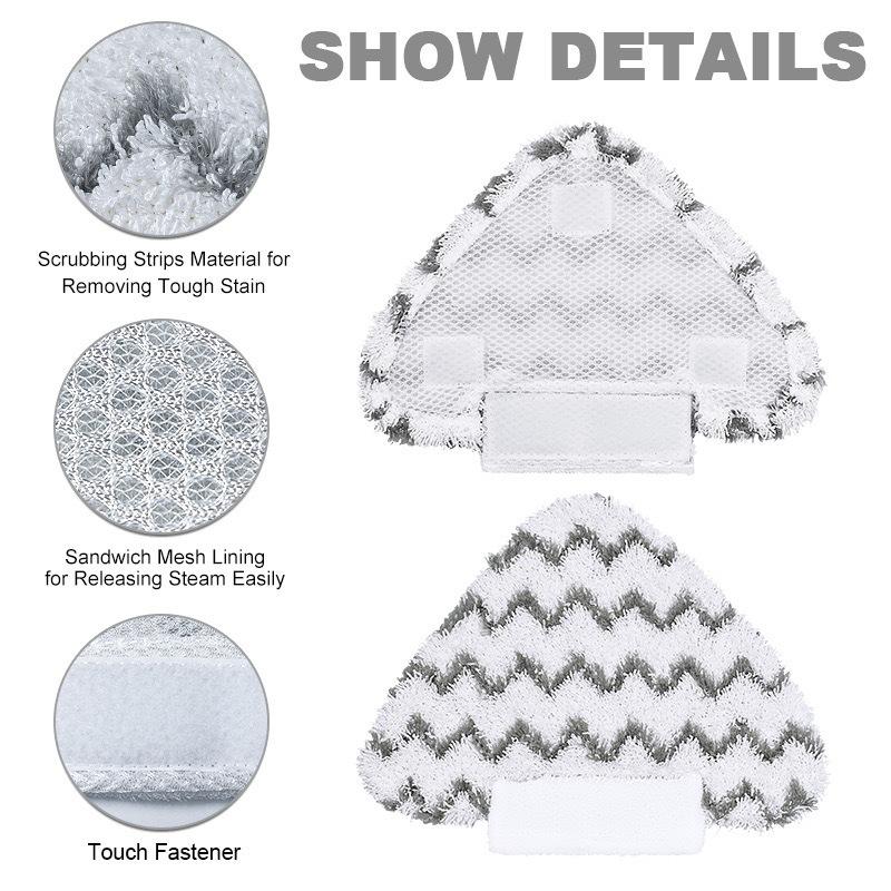 Replacement Microfiber Steam Mop Pad for Shark P3 P5 P8 Compatible with Various Steam Mop Models Durable and Washable Cleaning Cloth