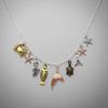 Metal Scallop Ocean Life Pendants for DIY Golden Fish DIY Jewelry Accessories  Earrings