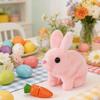 1/3Pcs Electric Plush Bunny Toy with Carrot Interactive Shaking Ears Jumping Rabbit Plushie