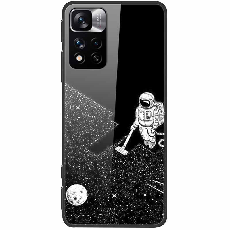 Tempered Glass Case For Xiaomi Redmi Note 11 Pro+ 5G Cover Hard Protective Funda for Redmi Note 11 Pro Plus 5G Soft Bumper 6.67