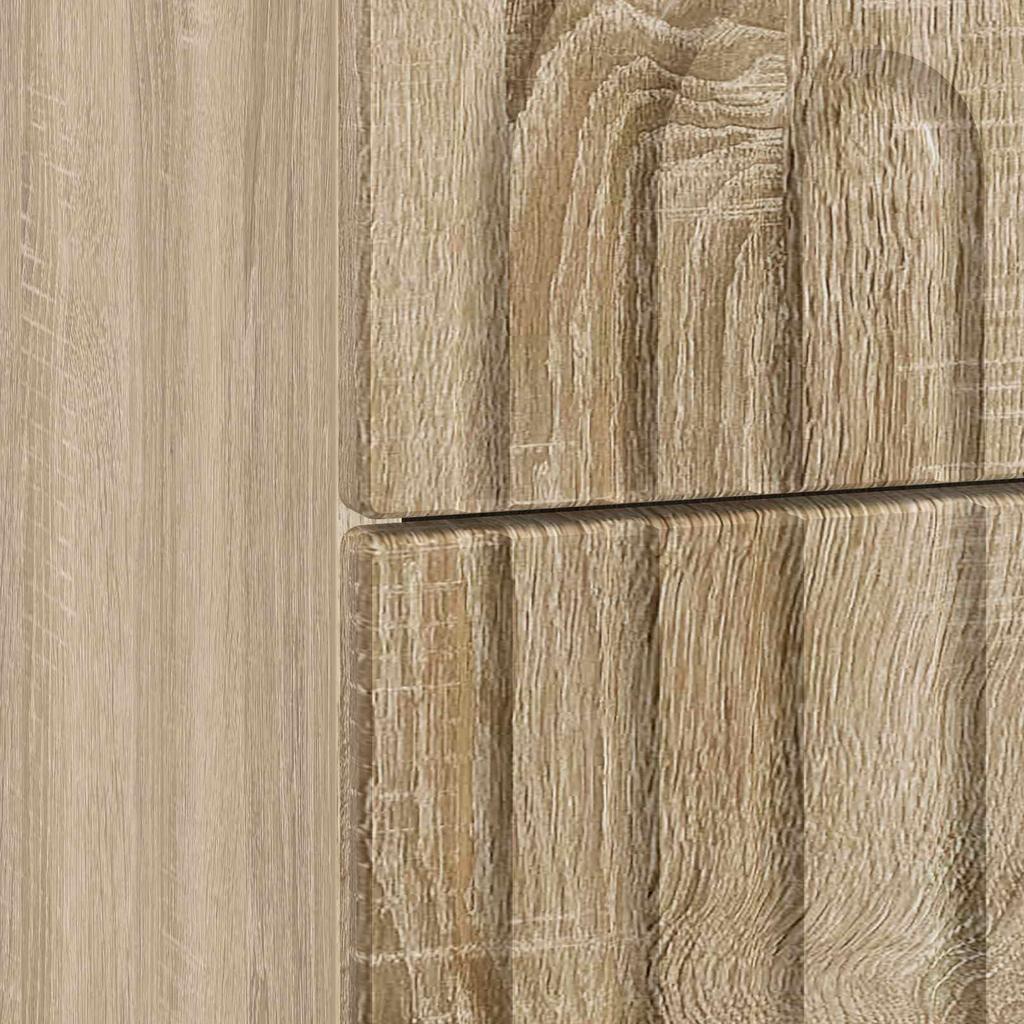 Nightstand Sonoma Oak 43 x 34.5 x 48 cm Particleboard