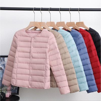 Giacca Invernale da Donna in Cotone Piumino, Leggera e Corta, Giacca Calda in Cotone Straniera, Giacca in Cotone Slim per Mezza Età e Anziani