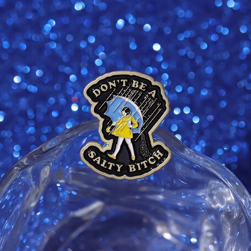 Girl Cartoon Charming Brooch Enamel Pin Unique Creative Gift For Ages All