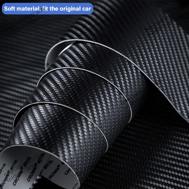 For Ford focus Fiesta EcoSport ESCORT Anti-scratch Accessories 4Pcs Carbon Fiber Car Door Sill Threshold Protector Logo Stickers