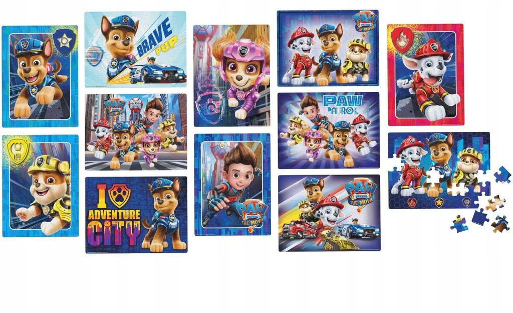 Paw Patrol 12-in-1 Puzzle Set