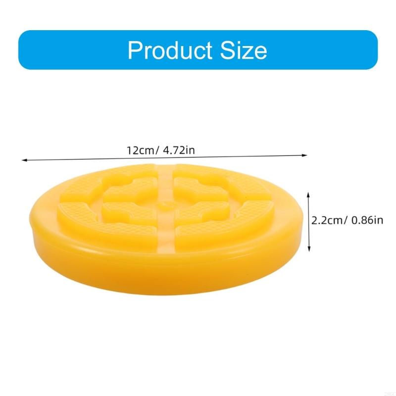 28GC Pack of 4 Protective Mats Support Pads for Double Column Lifts and Trolley Jacks Rubber Lifting Platform Pads Heavy Duty