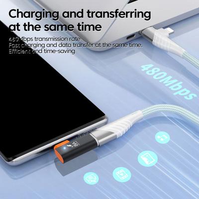 Adapter złącza Premium Metal Lightn na Type C Obsługuje szybkie ładowanie Kompatybilność z wieloma urządzeniami 480 Mb/s