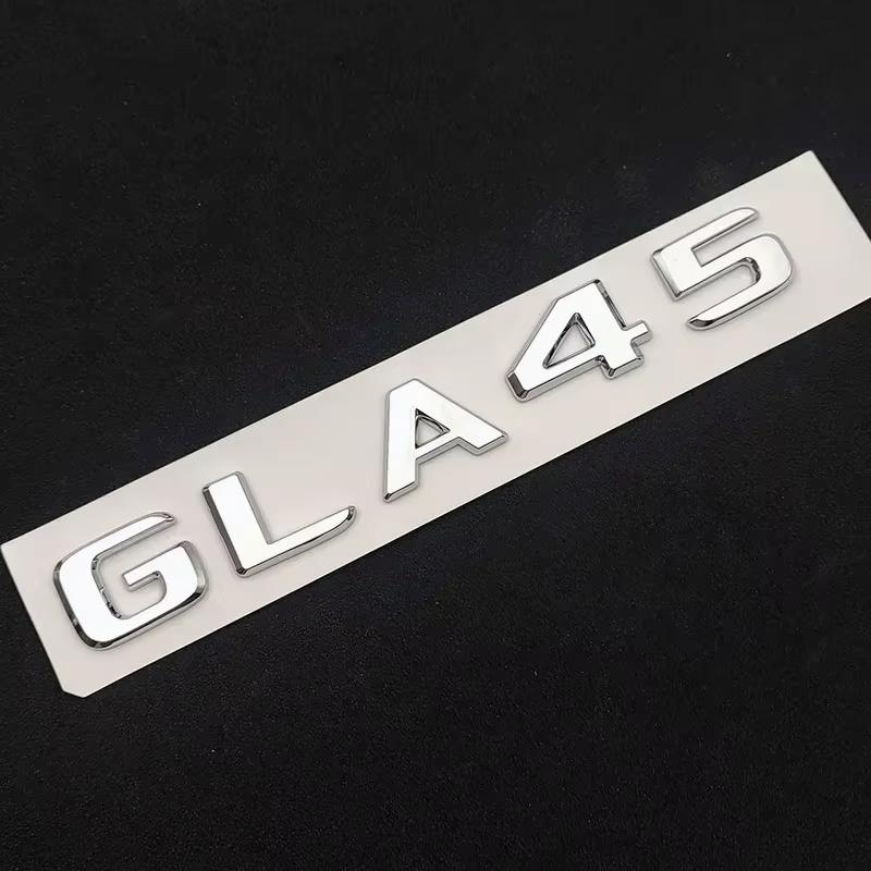 3D ABS Auto Heckklappe Schriftzüge GLA 35 45 45S Turbo 4matic Emblem Logo Für Mercedes GLA35 GLA45 GLA45S AMG X156 Zubehör