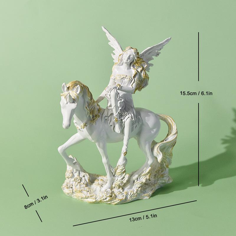 Light luxury flower fairy ornament angel character elf sculpture ornament living room home entrance room bedroom ornament