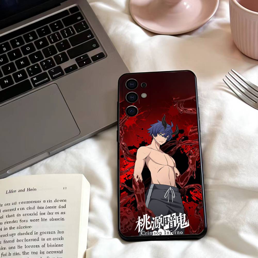 T-Tougen Anime A-Anki  Phone Case For Samsung S25,24,23,22,30,21,10,9,Ultra,Plus,Lite,FE,4,5 G Soft Black Case