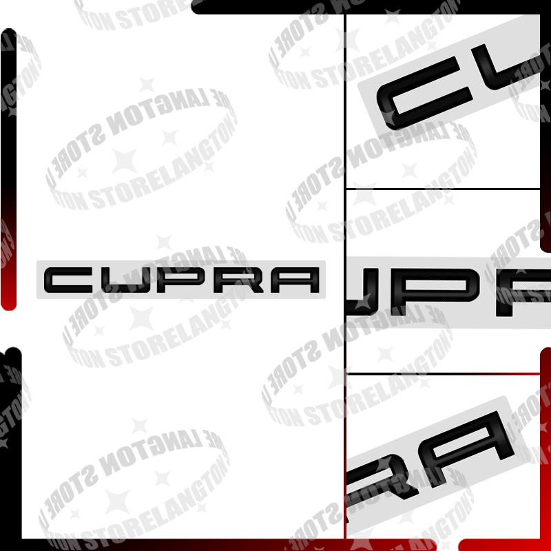 For NEW Ateca Ibiza Arona Tarraco Leon Mii Arosa VZ5 Acceessories Badge Letter Car Body Emblem 3D Metal Tail Sticker