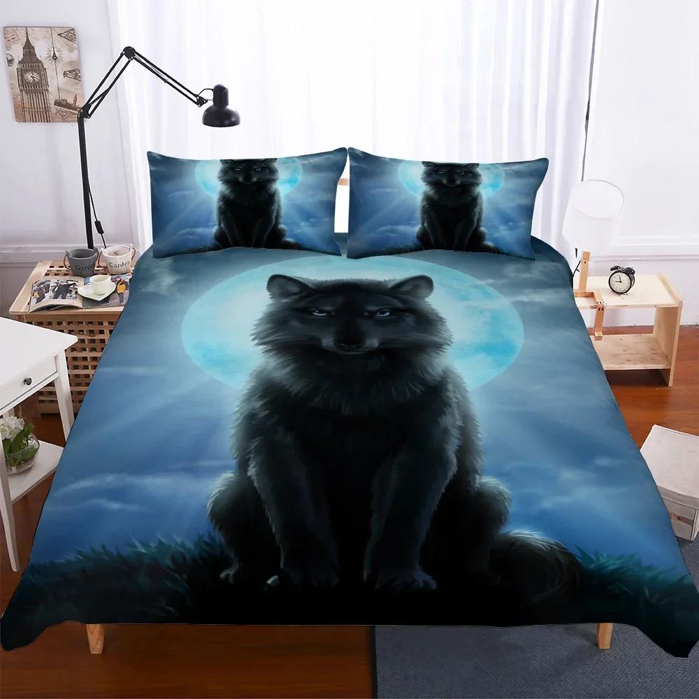 3D animal Horse Soft Duvet Cover Set+pilow Cover Brown Grey Bed Cover Set Quen Sized Dimensions Animal Beding Sets 5d Jogo De Cama Ful