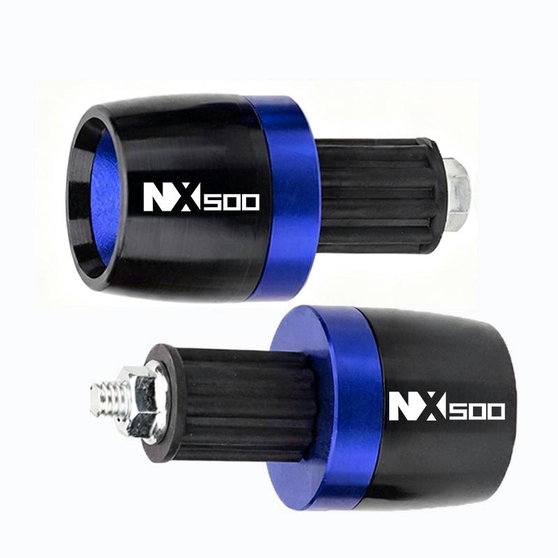 

Fit For Honda NX500 NX 500 Motorcycle Handlebar Grips Ends Handle Bar Cap End Plug individuality modified Accessories синій