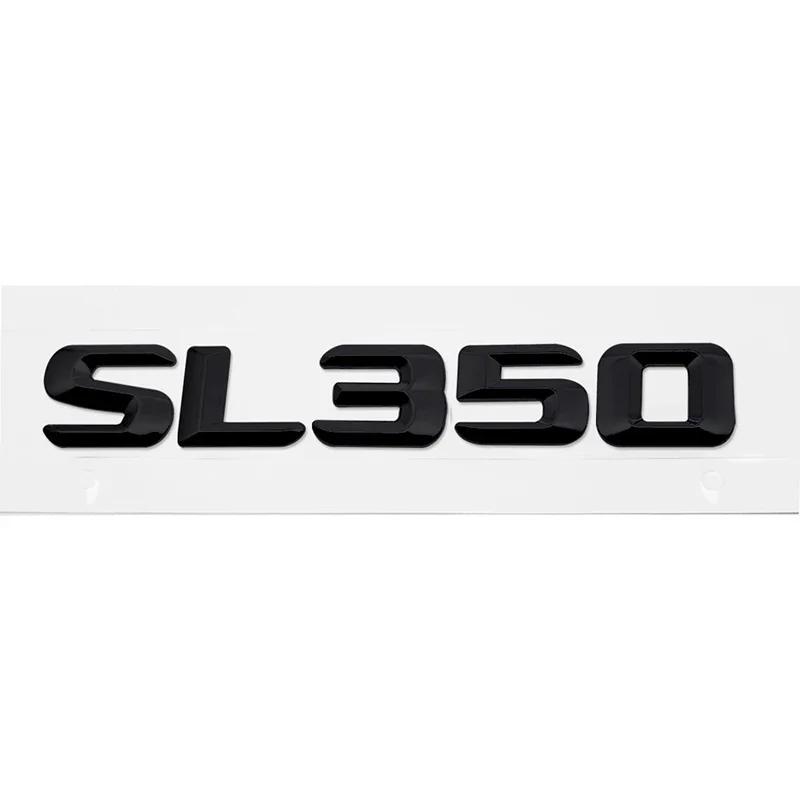 

Наклейки з логотипом на задню кришку багажника автомобіля для SL350 SL400 SL450 SL500 SL550 SL600 Емблема 3D для задньої кришки автомобіля SL350 чорний
