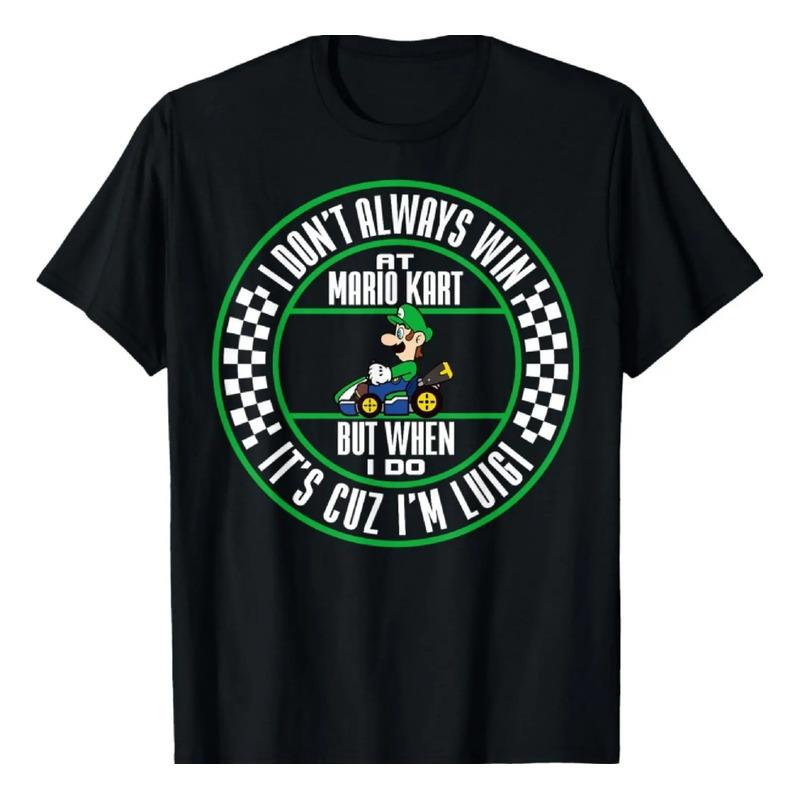 Camiseta Con Estampado De Mario Kart Winning As Luigi De Nin S