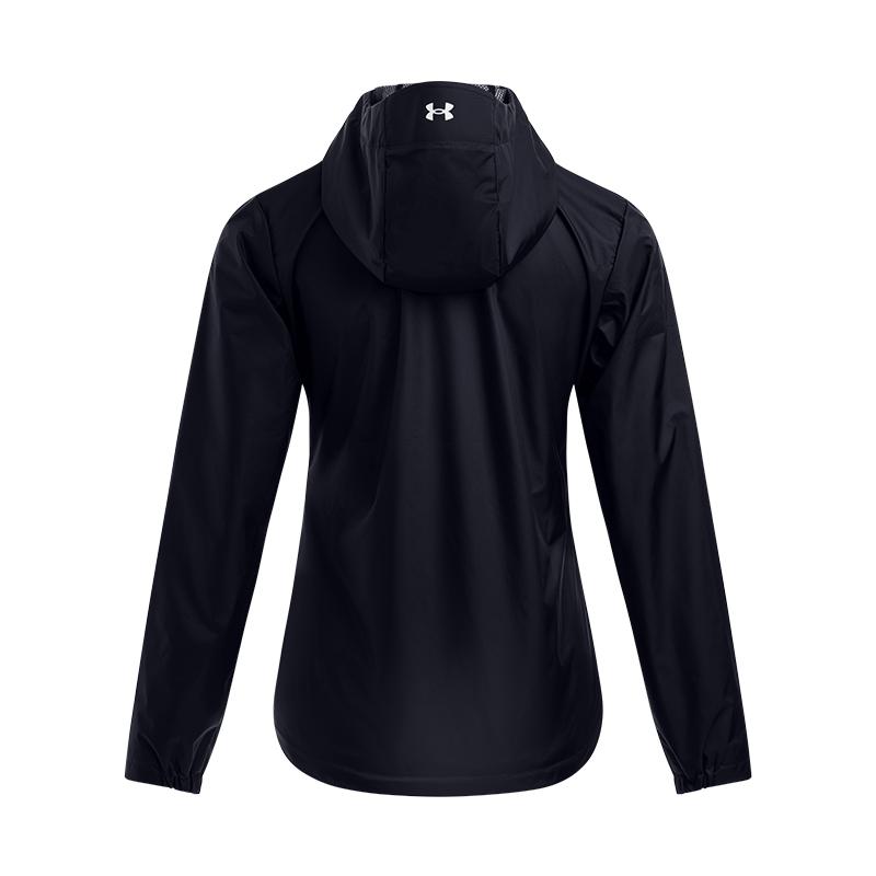 Under Armour Forefront Outdoor Hooded Windbreaker Jacket Women Jackets Black 1321443-004