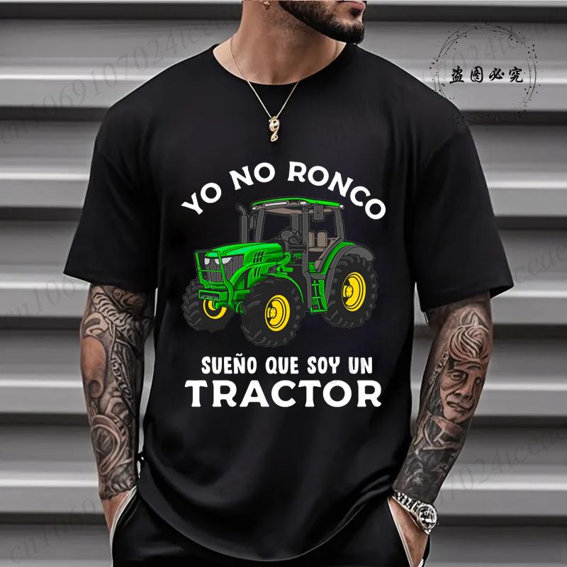 

Tshirt Yo No Ronco Sueo Que Soy Un Tractor Agricultor Granjero Humor T Shirt Camiseta Summer T Shirts Tops Streetwear T-shirts 5XL різнокольоровий
