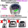 24oz Blender Cups and 7 Fins Blade for Ninja Nutri Replacement Cups with Sip and Seal Lids Perfect Fit for BL480