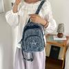 Schoolbag1011 Summer Denim Star Breast Bag Girls Fashion Versatile Light Outdoor Travel Shoulder Crossbody Backpack