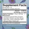 Lymphatic Support Herbal Blend Liquid Drops - Organic Lymphatic Cleanse - Echinacea & Elderberry - Blue Vervain - Vegan - 30 Servings