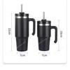 20oz/30oz Stainless Steel Thermos Mug With Straw Car Insulated Cup Tumbler for Outdoor Sports Keeps Cold and Heat Thermal Mug